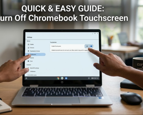 How to Turn Off Touchscreen on Chromebook
