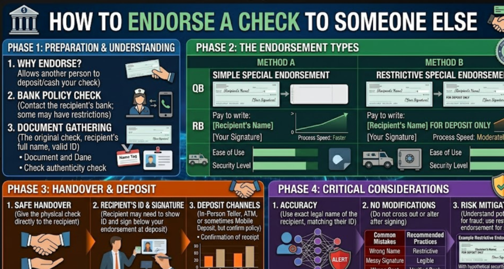 How to Endorse a Check to Someone Else