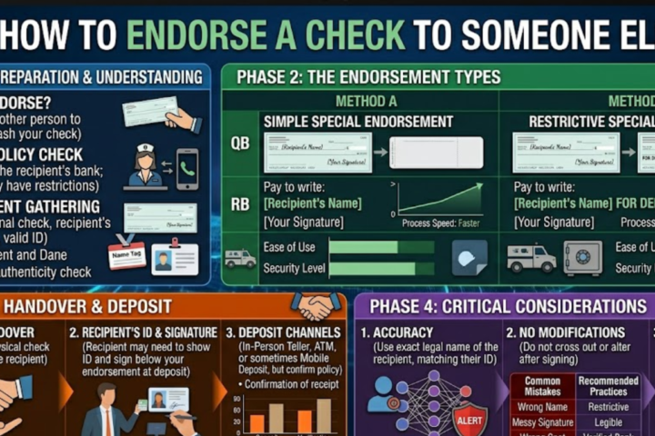 How to Endorse a Check to Someone Else