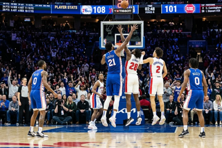 76ers vs detroit pistons match player stats